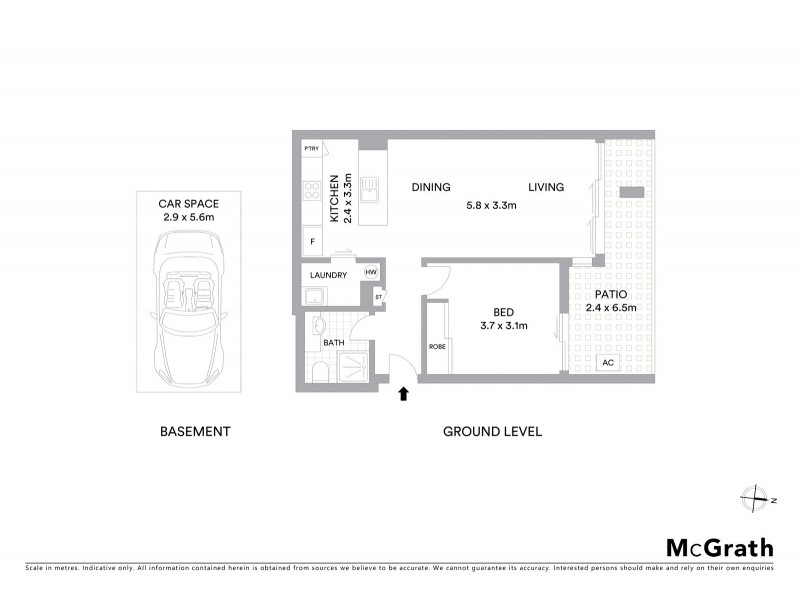 3/13 Bright Avenue, Labrador QLD 4215 Floorplan