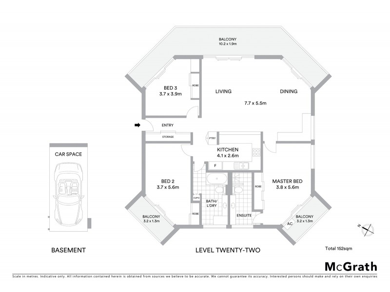 44/146 The Esplanade, Burleigh Heads QLD 4220 Floorplan