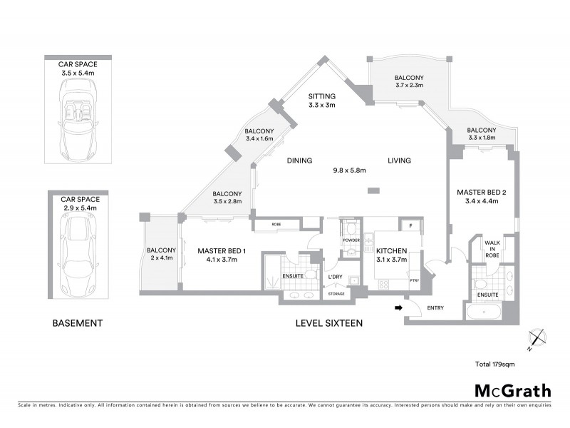 2163/2633 Gold Coast Highway, Broadbeach QLD 4218 Floorplan
