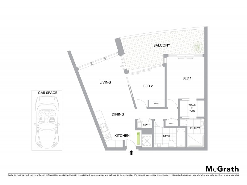 1303/18 Enderley Avenue, Surfers Paradise QLD 4217 Floorplan