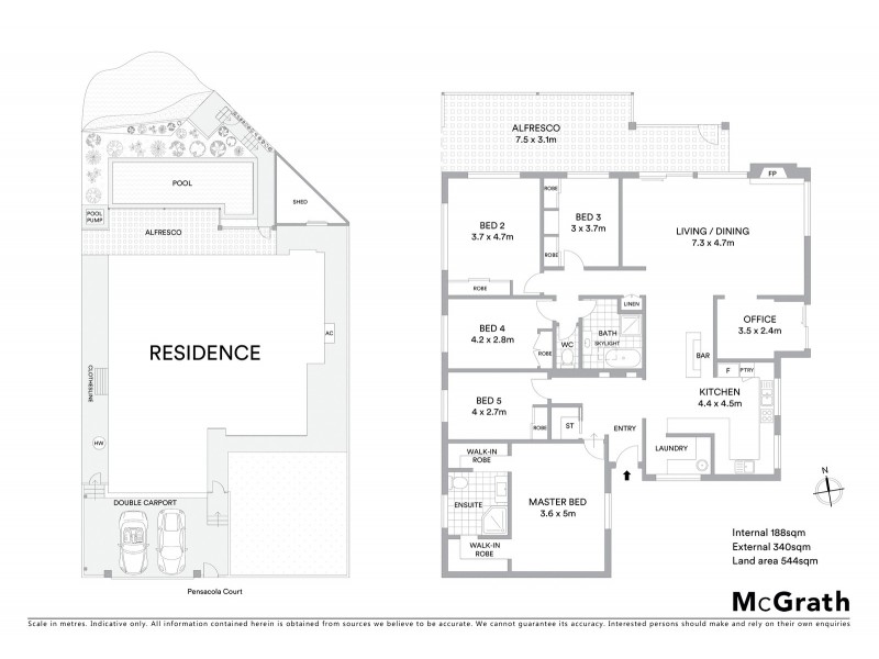 1 Pensacola Court, Broadbeach Waters QLD 4218 Floorplan
