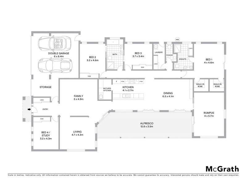 15 Del Court, Wongawallan QLD 4210 Floorplan