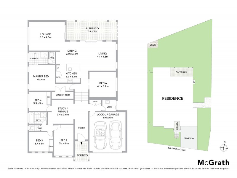 31 Butcher Bird Circuit, Upper Coomera QLD 4209 Floorplan
