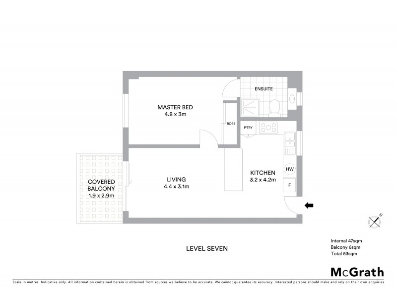 79/3049 Surfers Paradise Boulevard, Surfers Paradise QLD 4217 Floorplan
