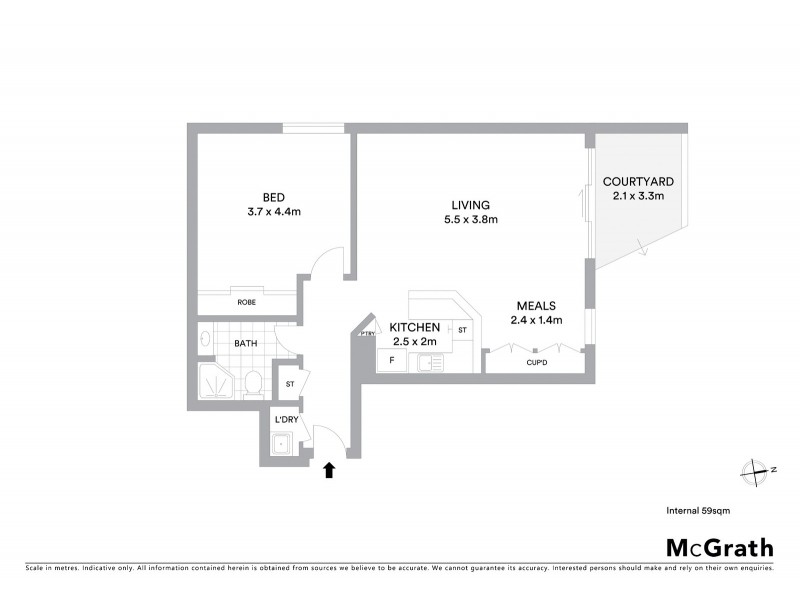 21/19 Orchid Avenue, Surfers Paradise QLD 4217 Floorplan