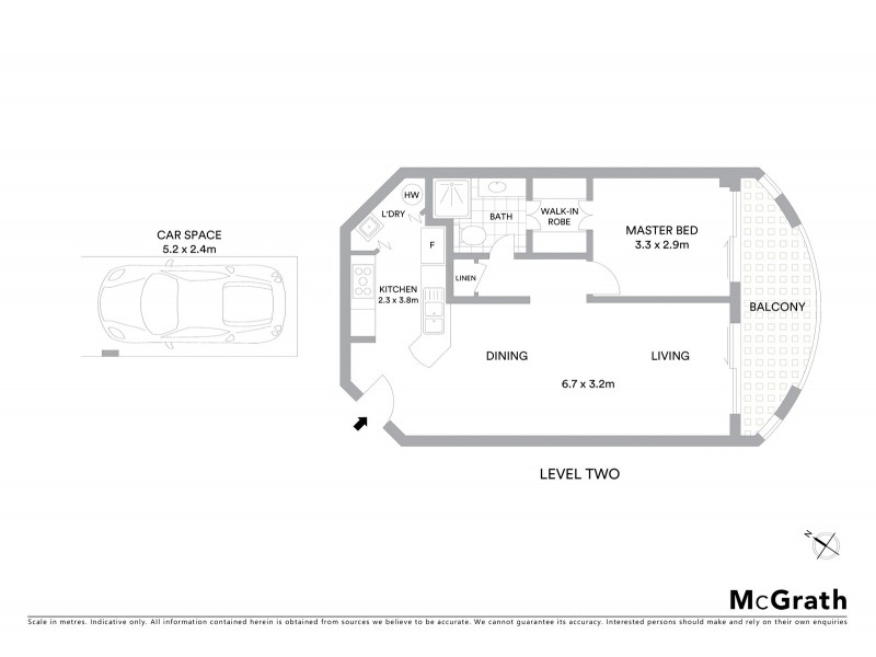 221/392 Marine Parade, Southport QLD 4215 Floorplan