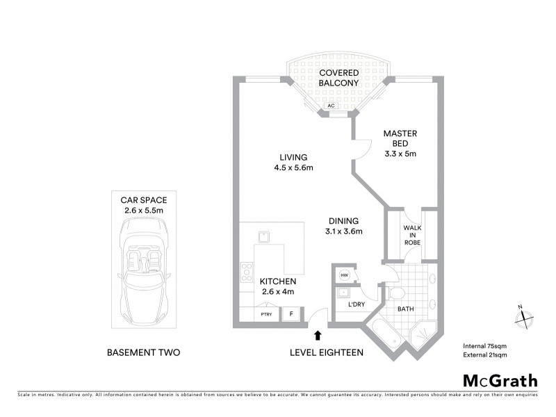 1803/3400 Surfers Paradise Boulevard, Surfers Paradise QLD 4217 Floorplan