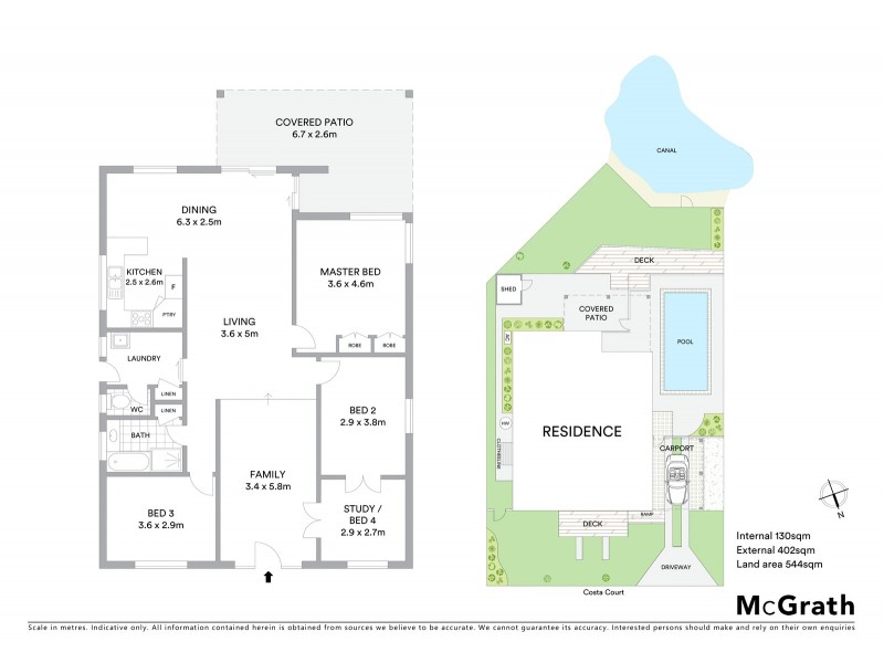 2 Costa Court, Broadbeach Waters QLD 4218 Floorplan