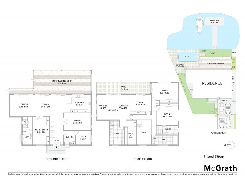 12 Crest View Key, Broadbeach Waters QLD 4218 Floorplan