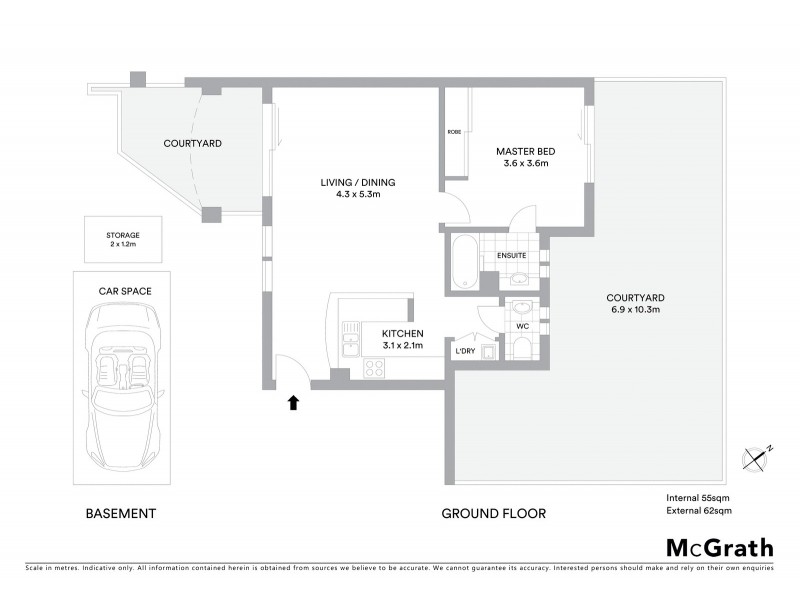 3/7 Purli Street, Surfers Paradise QLD 4217 Floorplan