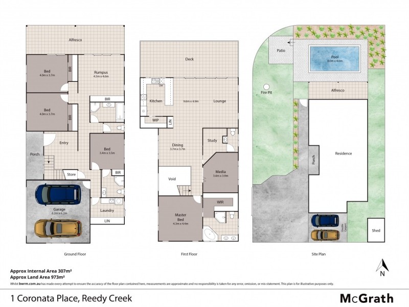 1 Coronata Place, Reedy Creek QLD 4227 Floorplan