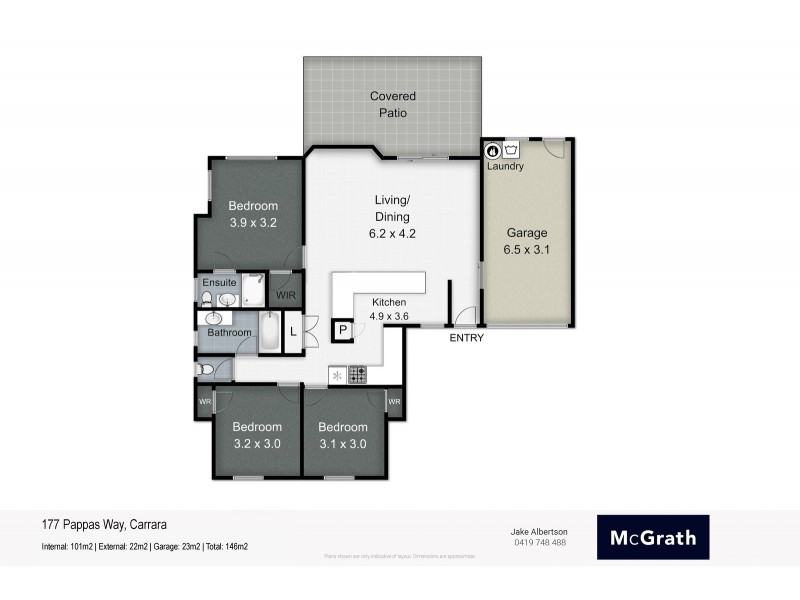 177 Pappas Way, Carrara QLD 4211 Floorplan