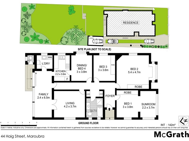 44 Haig Street, Maroubra NSW 2035 Floorplan