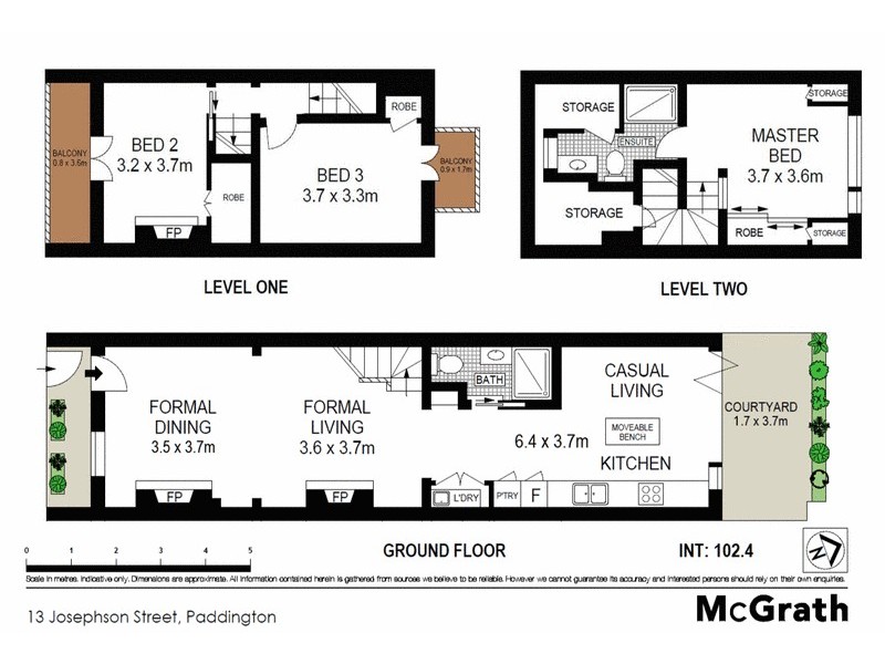 13 Josephson Street, Paddington NSW 2021 Floorplan
