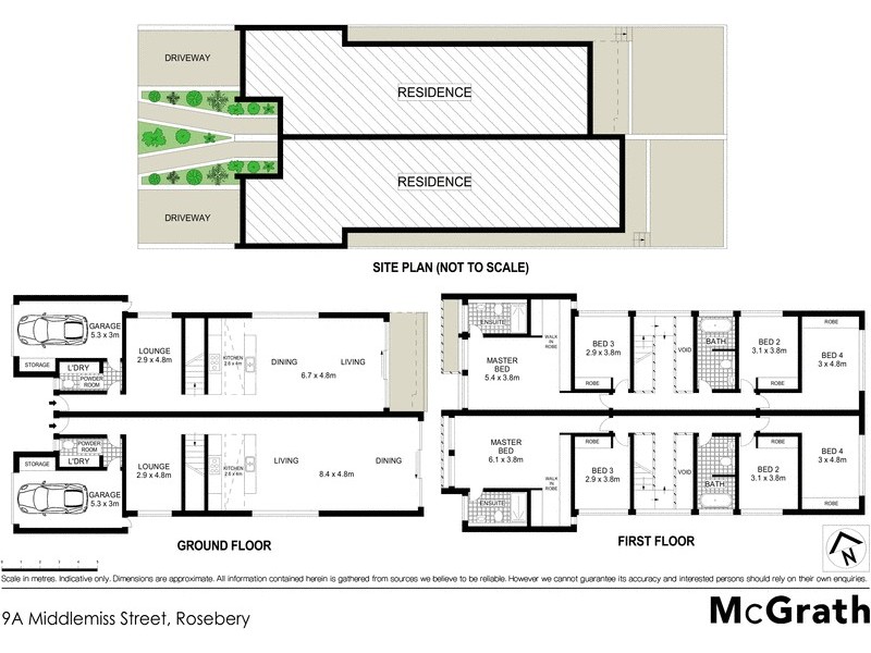 9 Middlemiss Street, Rosebery NSW 2018 Floorplan