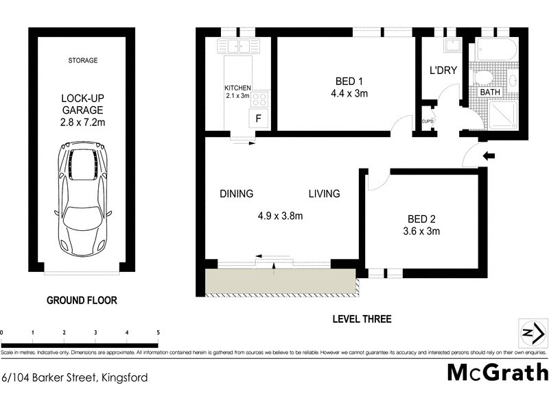 6/104 Barker Street, Kingsford NSW 2032 Floorplan