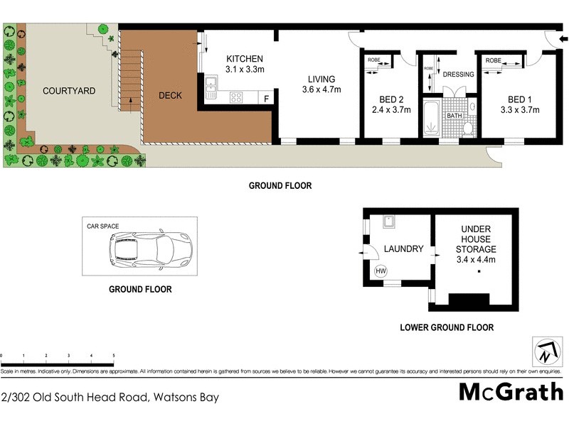 2/302 Old South Head Road, Watsons Bay NSW 2030 Floorplan