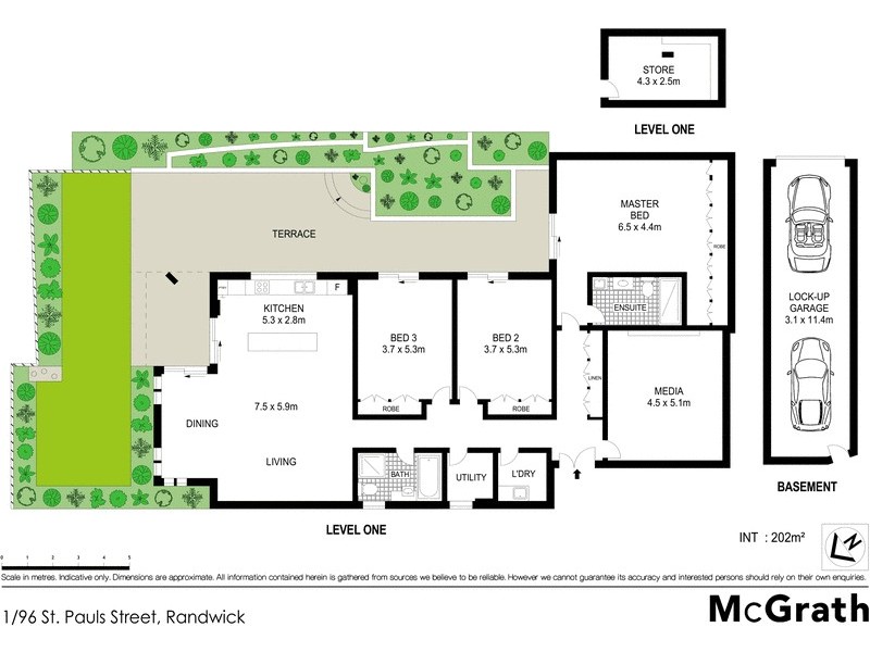 1/96 St Pauls Street, Randwick NSW 2031 Floorplan
