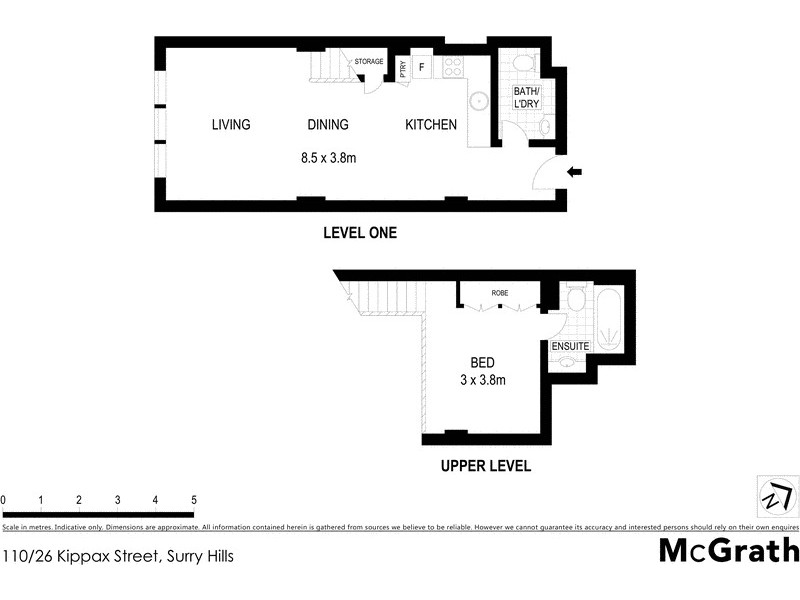 110/26 Kippax Street, Surry Hills NSW 2010 Floorplan