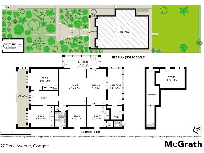 27 Dans Avenue, Coogee NSW 2034 Floorplan