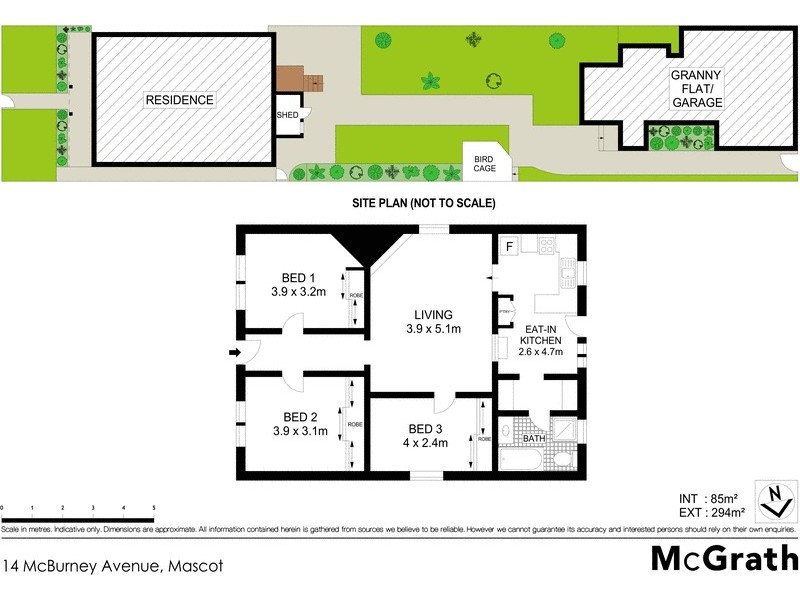 14 McBurney Avenue, Mascot NSW 2020 Floorplan
