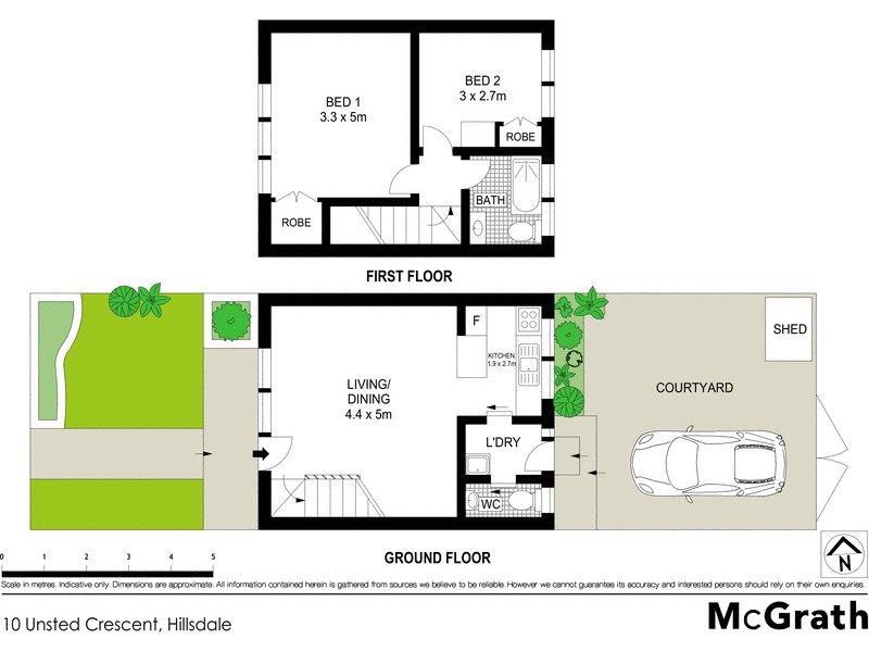 10 Unsted Crescent, Hillsdale NSW 2036 Floorplan