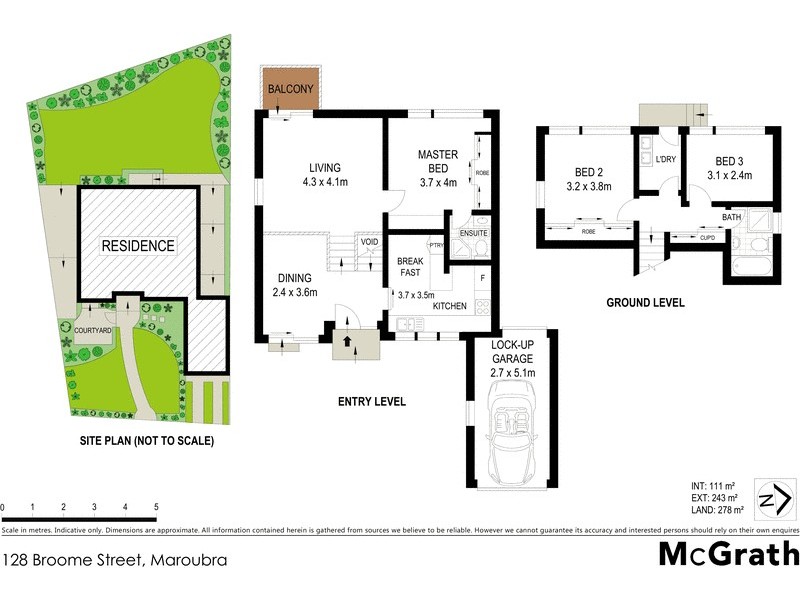 128 Broome Street, Maroubra NSW 2035 Floorplan