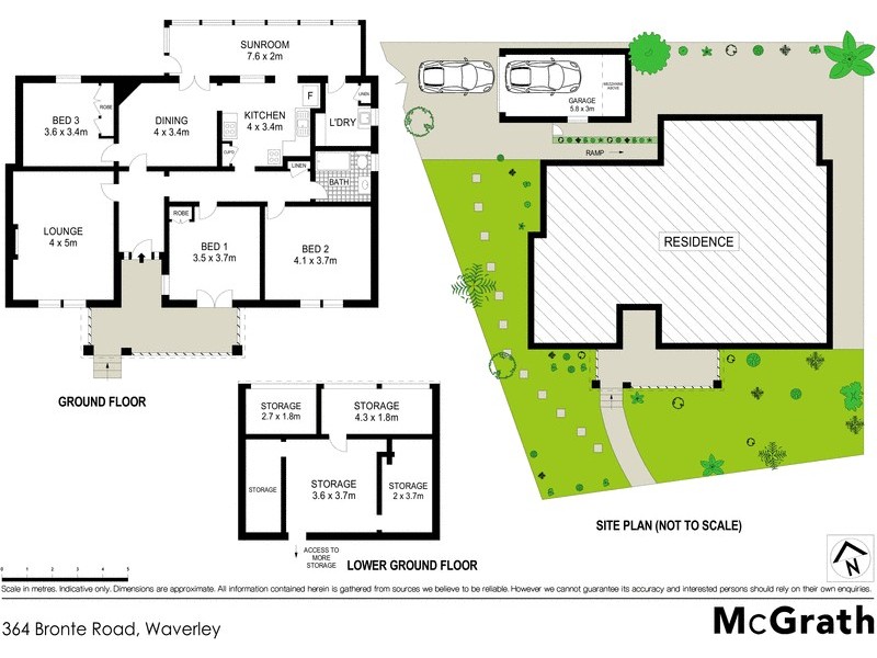 364 Bronte Road, Waverley NSW 2024 Floorplan