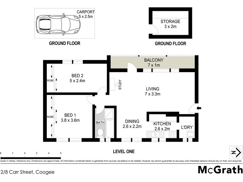 2/8 Carr Street, Coogee NSW 2034 Floorplan