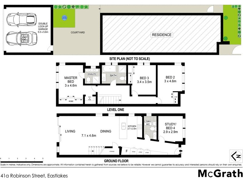 41A Robinson Street, Eastlakes NSW 2018 Floorplan