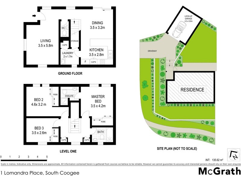 1 Lomandra Place, South Coogee NSW 2034 Floorplan