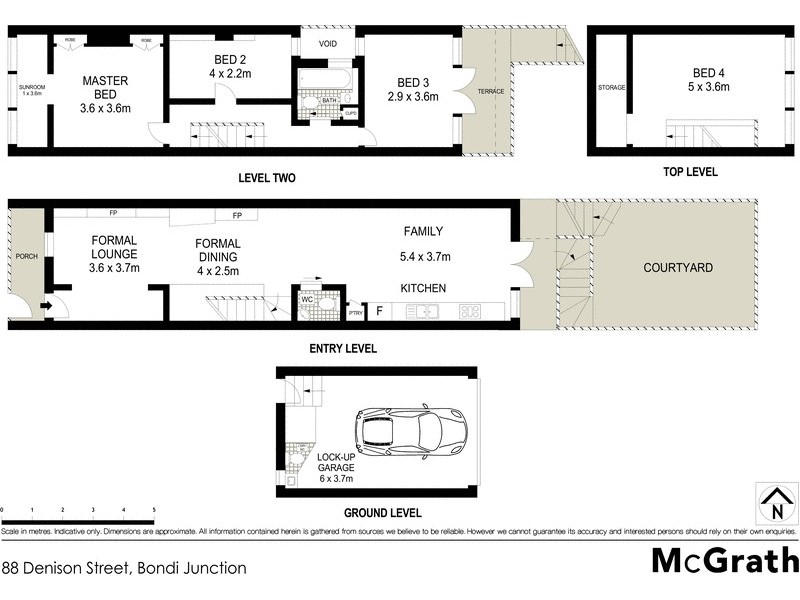 88 Denison Street, Bondi Junction NSW 2022 Floorplan