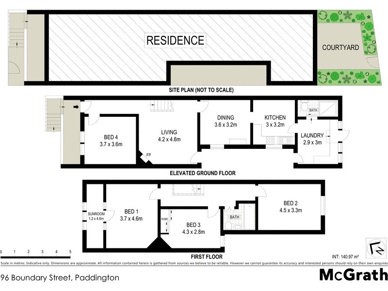 96 Boundary Street, Paddington NSW 2021 Floorplan
