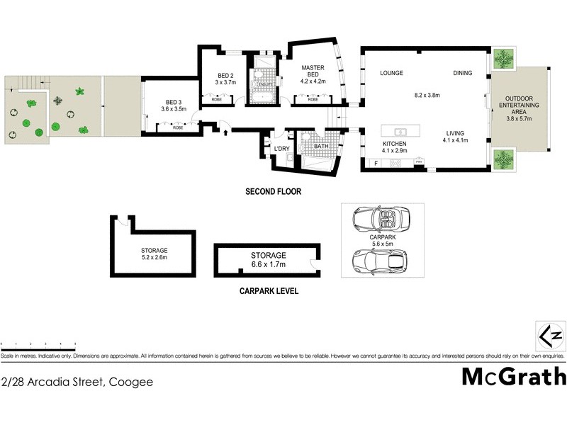 2/28 Arcadia Street, Coogee NSW 2034 Floorplan