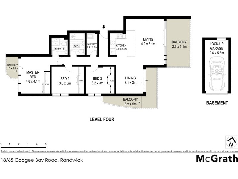 18/65 Coogee Bay Road, Randwick NSW 2031 Floorplan