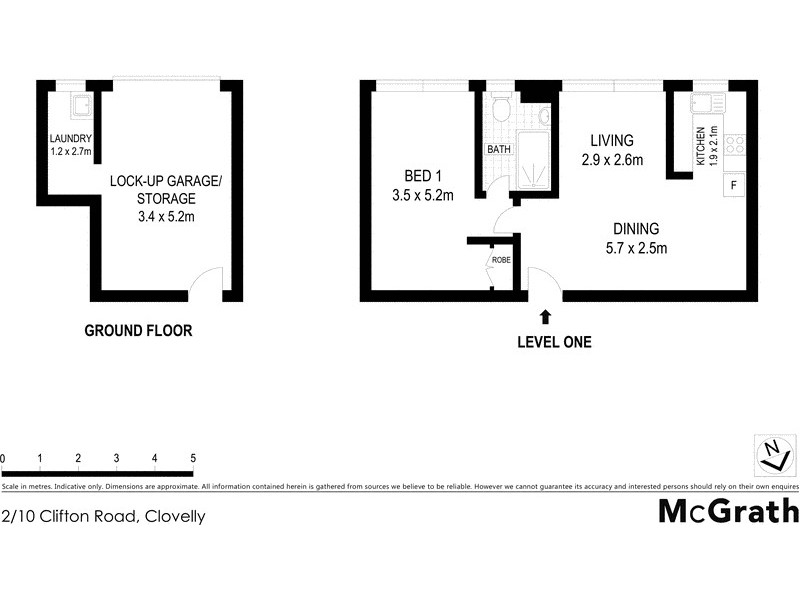2/10 Clifton Road, Clovelly NSW 2031 Floorplan
