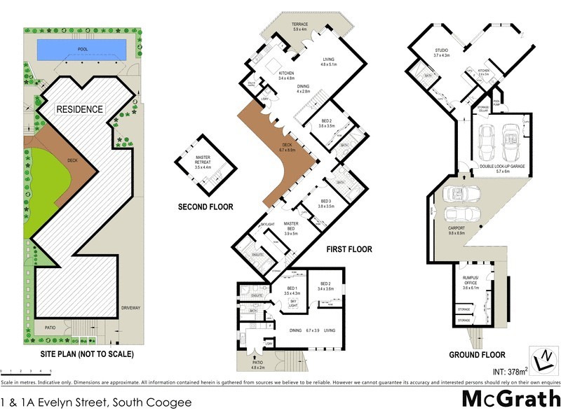 1 & 1A Evelyn Street, South Coogee NSW 2034 Floorplan