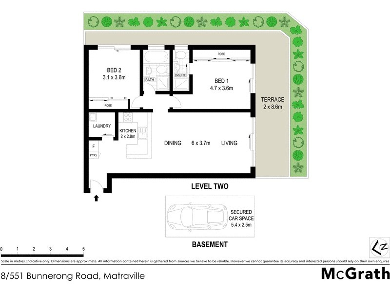 8/551 Bunnerong Road, Matraville NSW 2036 Floorplan