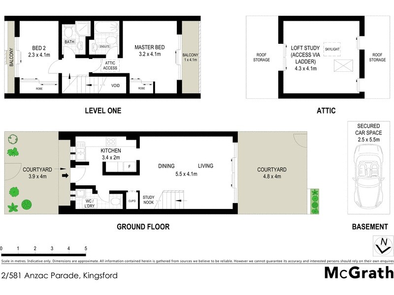 2/581 Anzac Parade, Kingsford NSW 2032 Floorplan