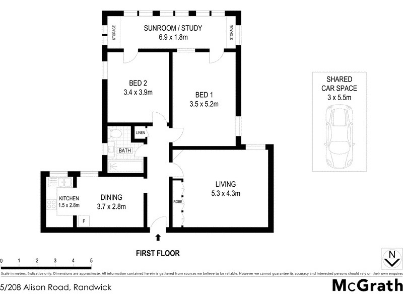 5/208 Alison Road, Randwick NSW 2031 Floorplan