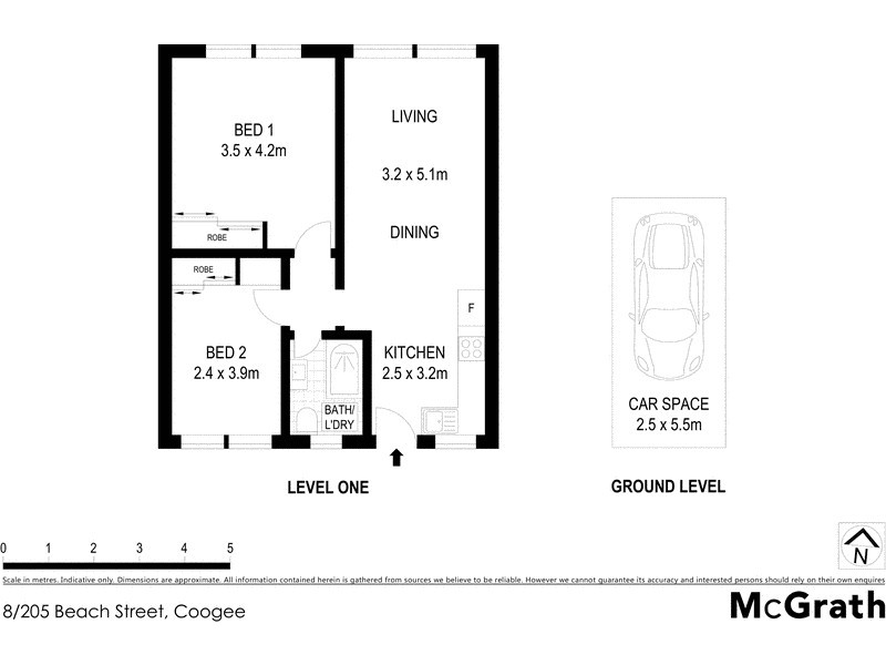 8/205 Beach Street, Coogee NSW 2034 Floorplan