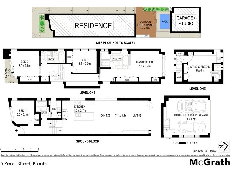 5 Read Street, Bronte NSW 2024 Floorplan