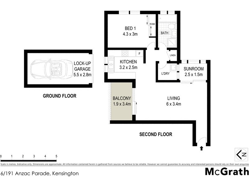 6/191 Anzac Parade, Kensington NSW 2033 Floorplan