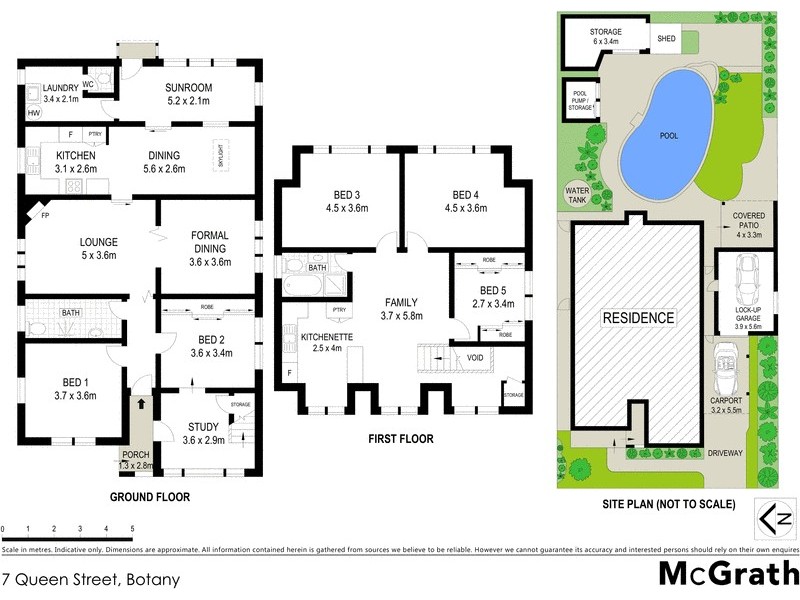 7 Queen Street, Botany NSW 2019 Floorplan