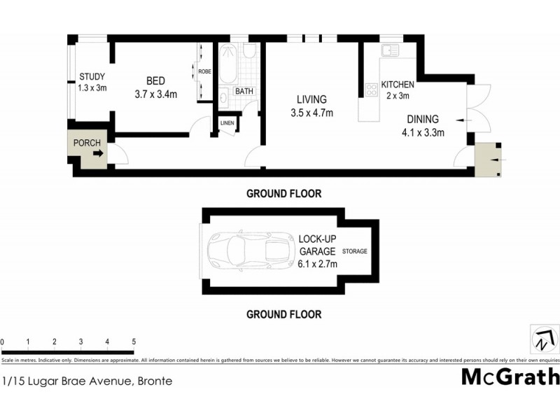 1/15 Lugar Brae Avenue, Bronte NSW 2024 Floorplan