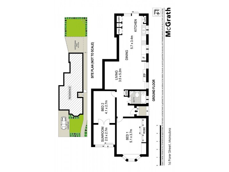 16 Parer Street, Maroubra NSW 2035 Floorplan