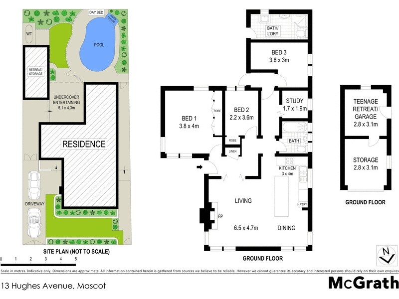 13 Hughes Avenue, Mascot NSW 2020 Floorplan