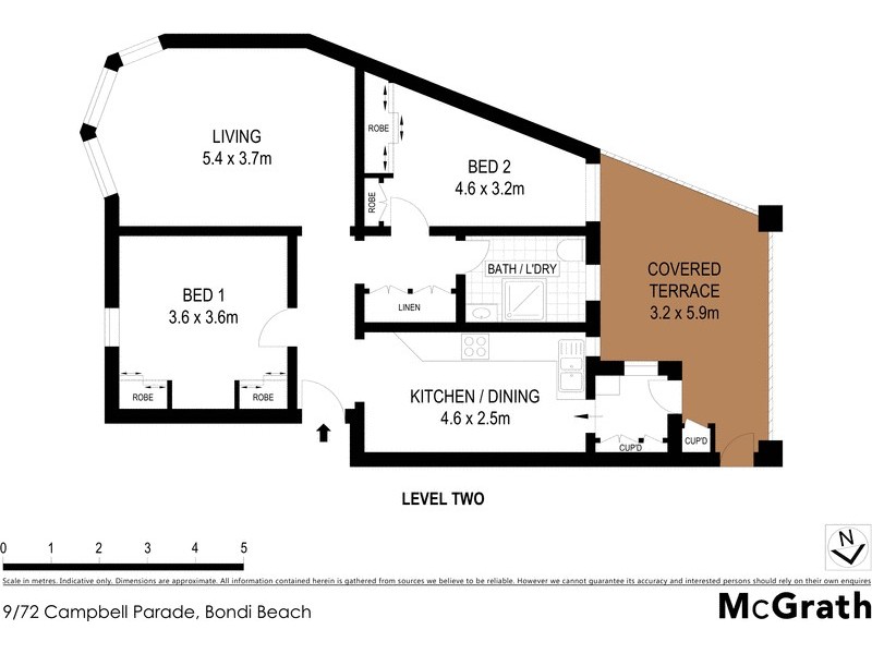9/72 Campbell Parade, Bondi Beach NSW 2026 Floorplan