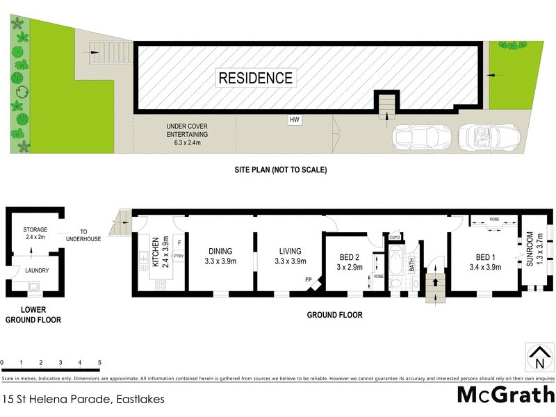 15 St Helena Parade, Eastlakes NSW 2018 Floorplan