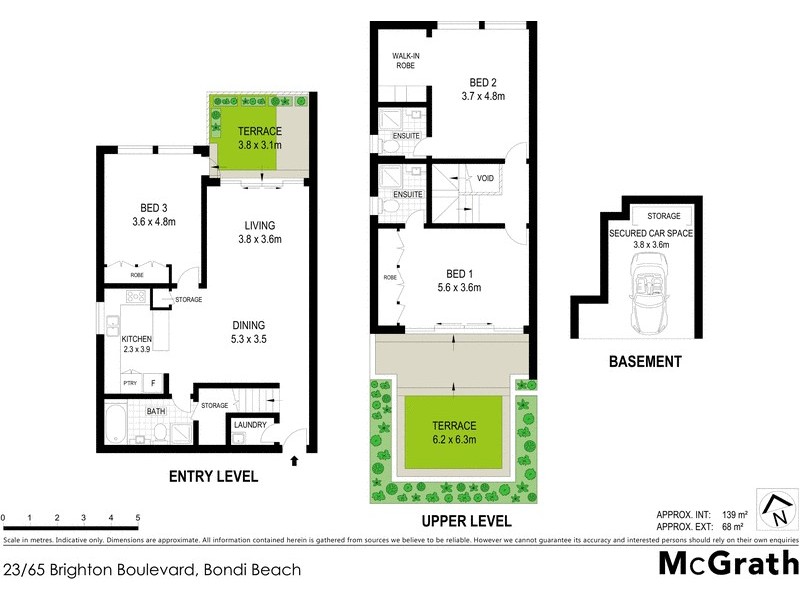 23/65 Brighton Boulevard, Bondi Beach NSW 2026 Floorplan